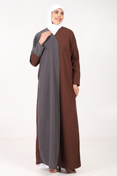 Everyday Wear Kashibo Abaya ??Full Sleeves, Wrap Style - EastEssence.com