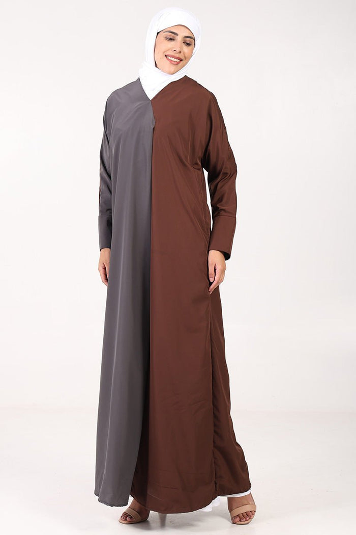 Everyday Wear Kashibo Abaya ??Full Sleeves, Wrap Style - EastEssence.com