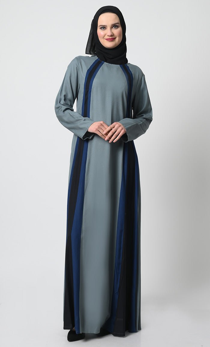 Rayon Fabric A-Line Abaya