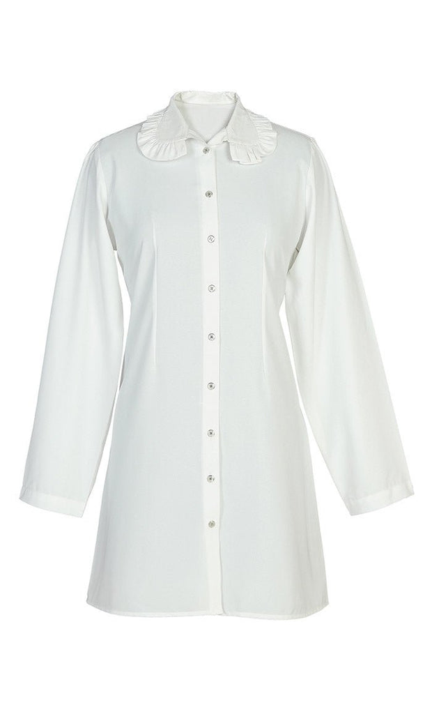 Basic Button Down Summer Cool Tunic With Pockets - EastEssence.com