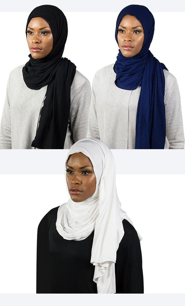 Beautiful Combo Set Of Hijab's Set Of 3