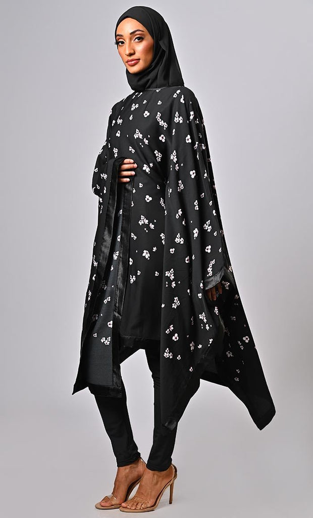Embrace The Breezy Glamour Of Our Modest Kaftan-Inspired Tunic - EastEssence.com