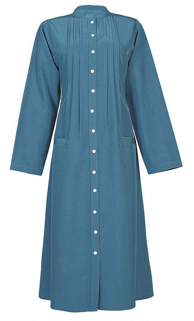 Girl's Islamic Regretta Button Down Uniform With Pockets - EastEssence.com