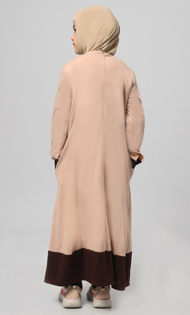 Girl's Modest Muslim Wear Abaya