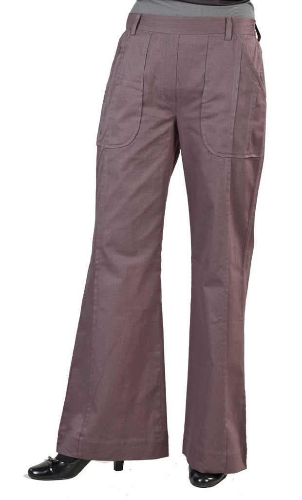 Grey Cotton Pants - EastEssence.com