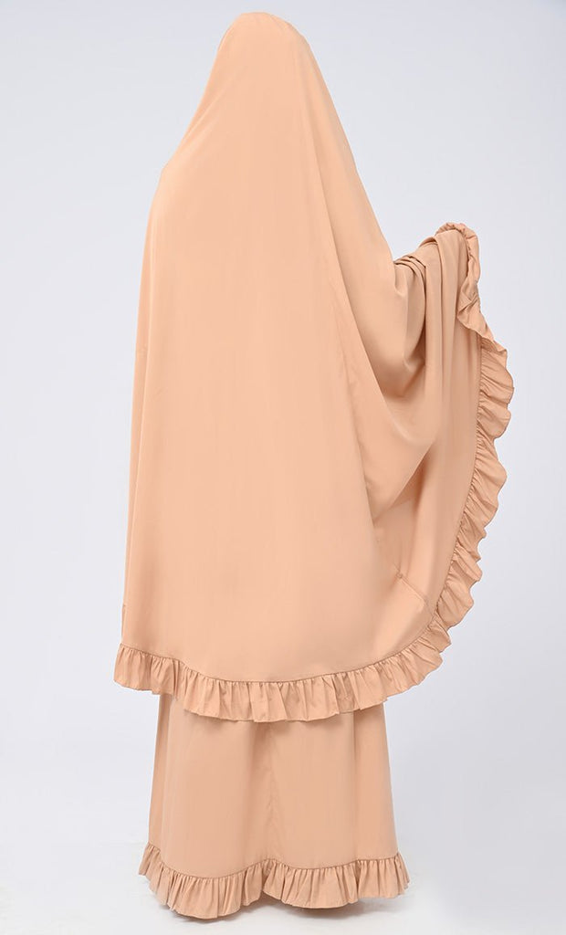Maghrib Modest Sand Lace