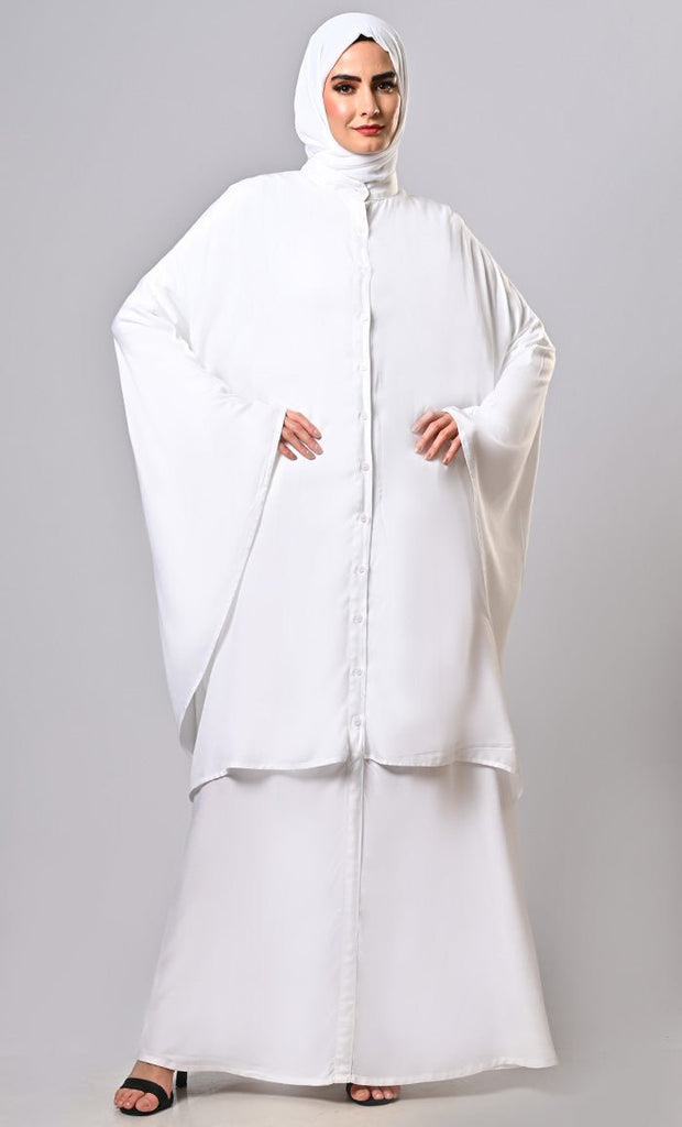 Modest Arabian Abaya With A Kaftan Twist - EastEssence.com
