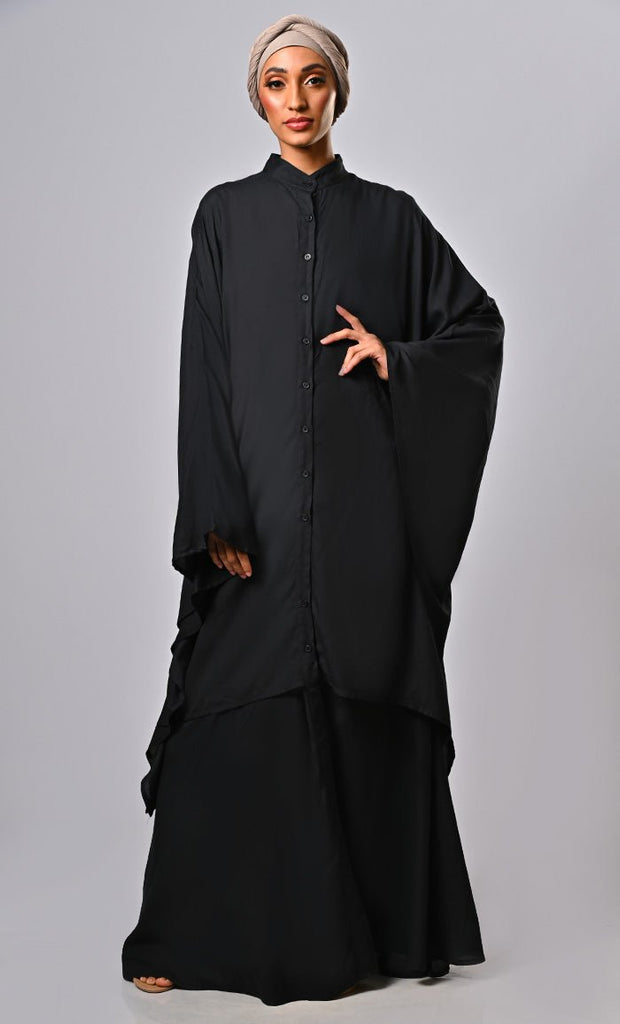 Modest Arabian Haute Couture Kaftan Abaya Dress - EastEssence.com