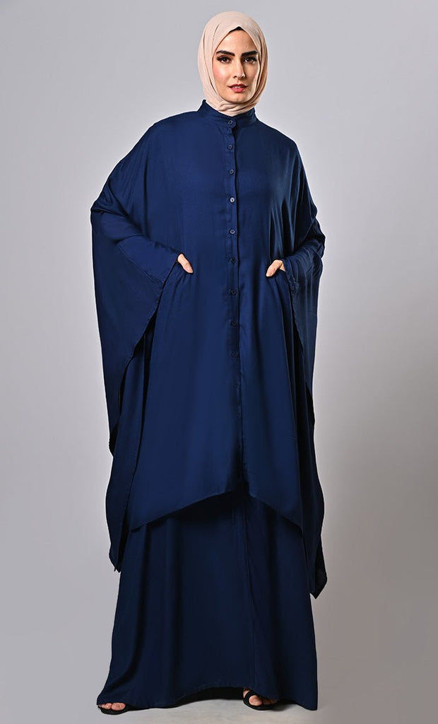 Modest Islamic Soft Comfortable Rayon Kaftan-Abaya