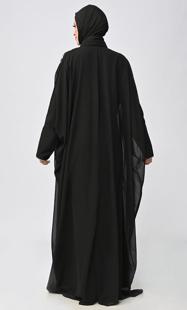 Islamic Black Kaftan Style Abaya