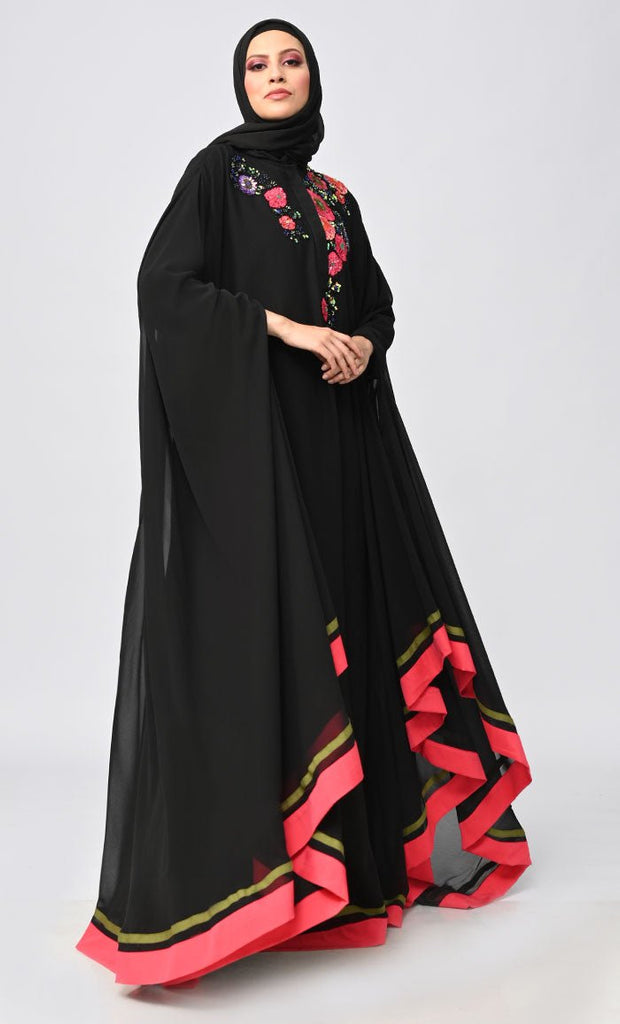 Islamic Great Flared Kaftan Style Abaya