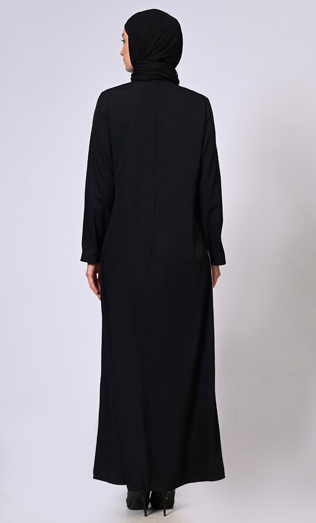 Refined Modesty White Abaya