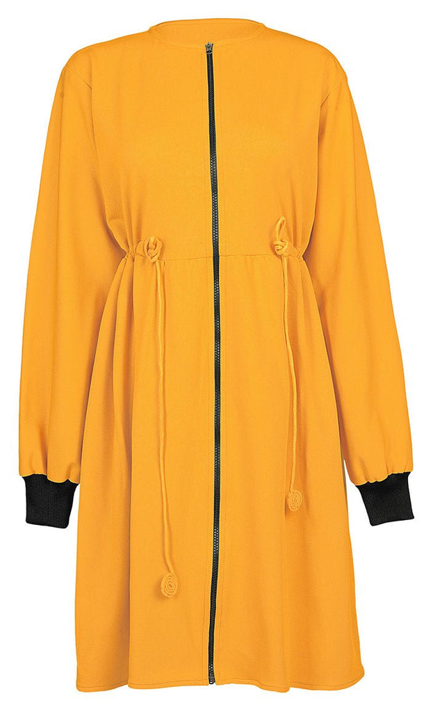 Women's Yellow Warm Pantorama Tunic - EastEssence.com
