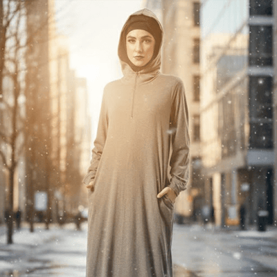 Uncover the Unique Touch of Modesty: East Essence Hoodie Abaya
