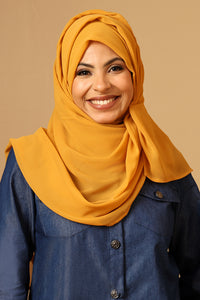 وشاح حجاب نسائي كاجوال بطبعة هندسية منقط