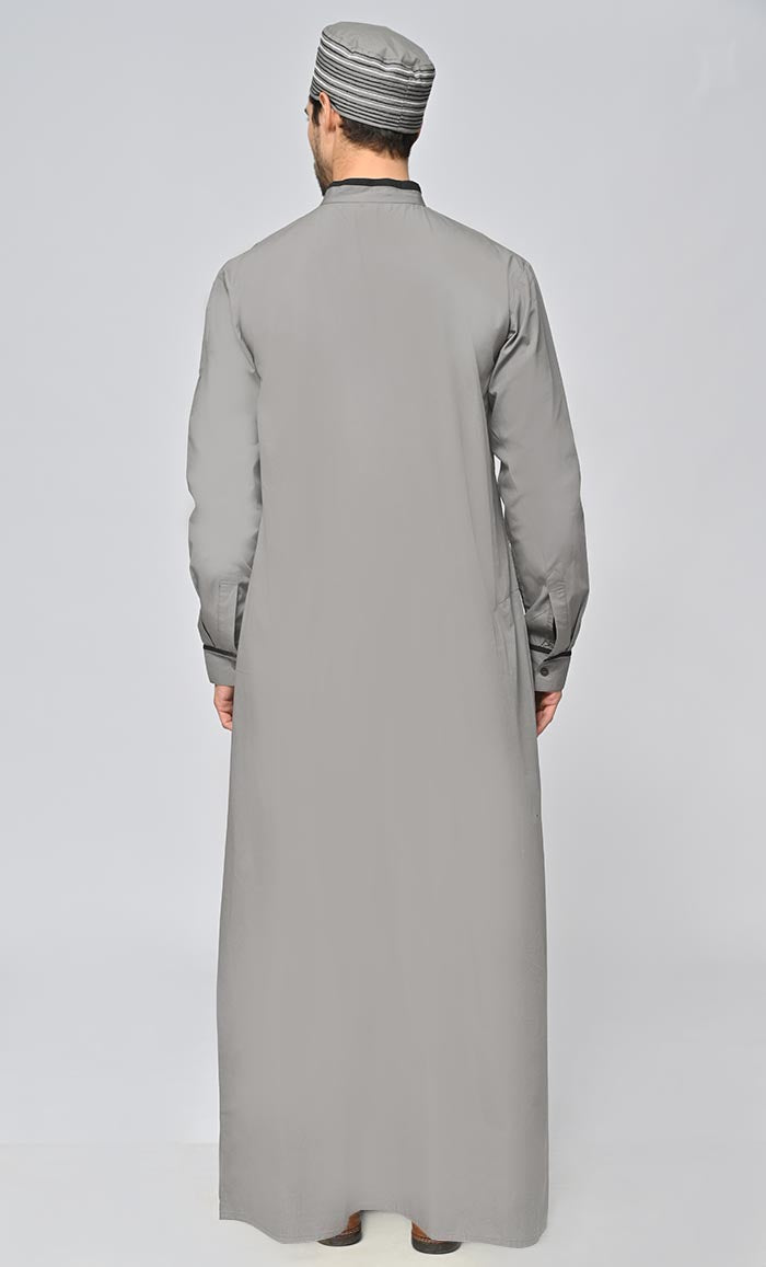 Buy Mens Islamic Embroidered Thobe
