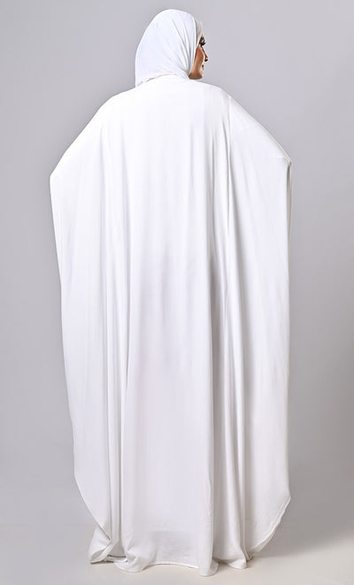 Pure Elegance White Embroidered