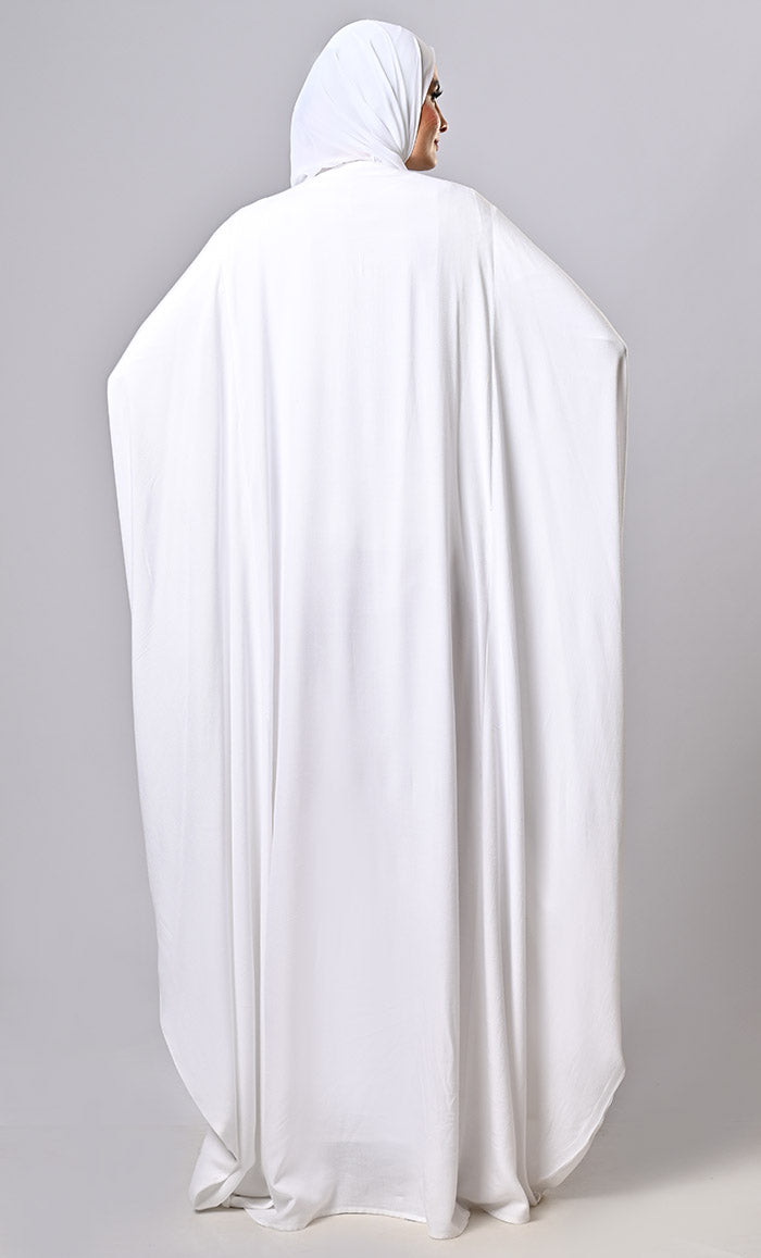 Pure Elegance White Embroidered