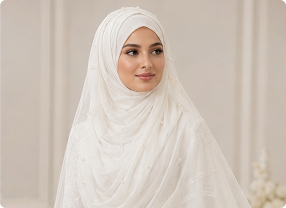Soft drape hijab