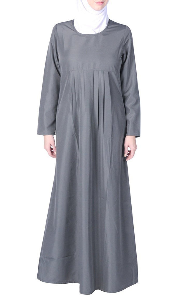 A Line Basic Casual Everyday Abaya Dress - Final Sale - EastEssence.com