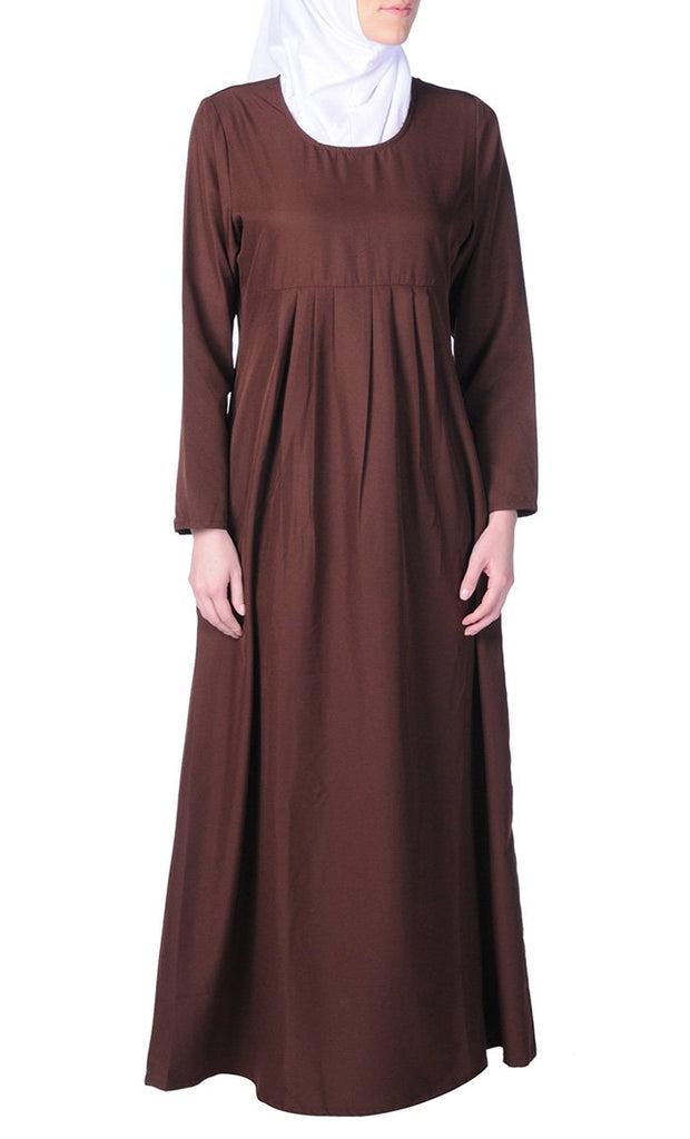 A Line Basic Casual Everyday Abaya Dress - Final Sale - EastEssence.com