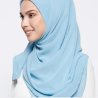 Basic Everyday Wear Georgette Hijab Stole - EastEssence.com