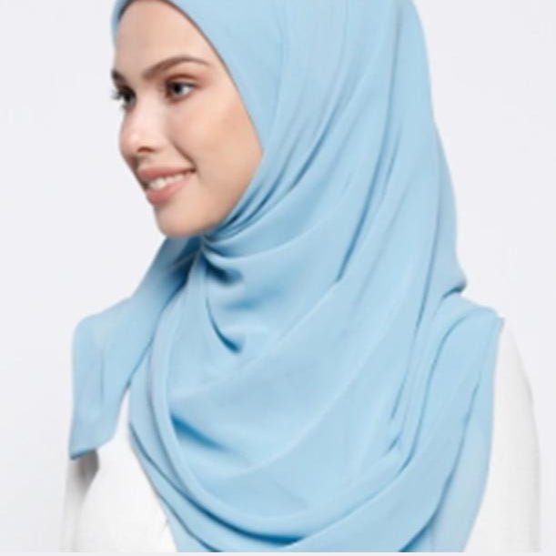 Basic Everyday Wear Georgette Hijab Stole - EastEssence.com
