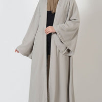 Basic Front Open Bell Sleeves Duster - EastEssence.com