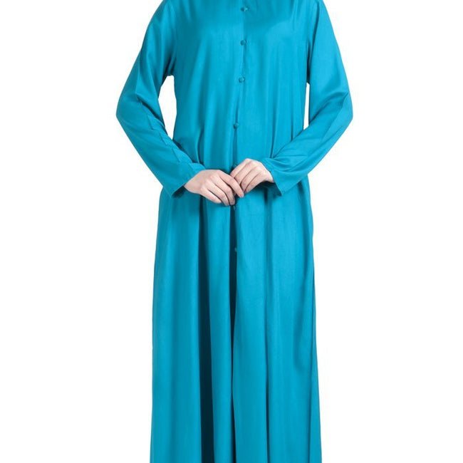 Basic Rayon Zipper Abaya
