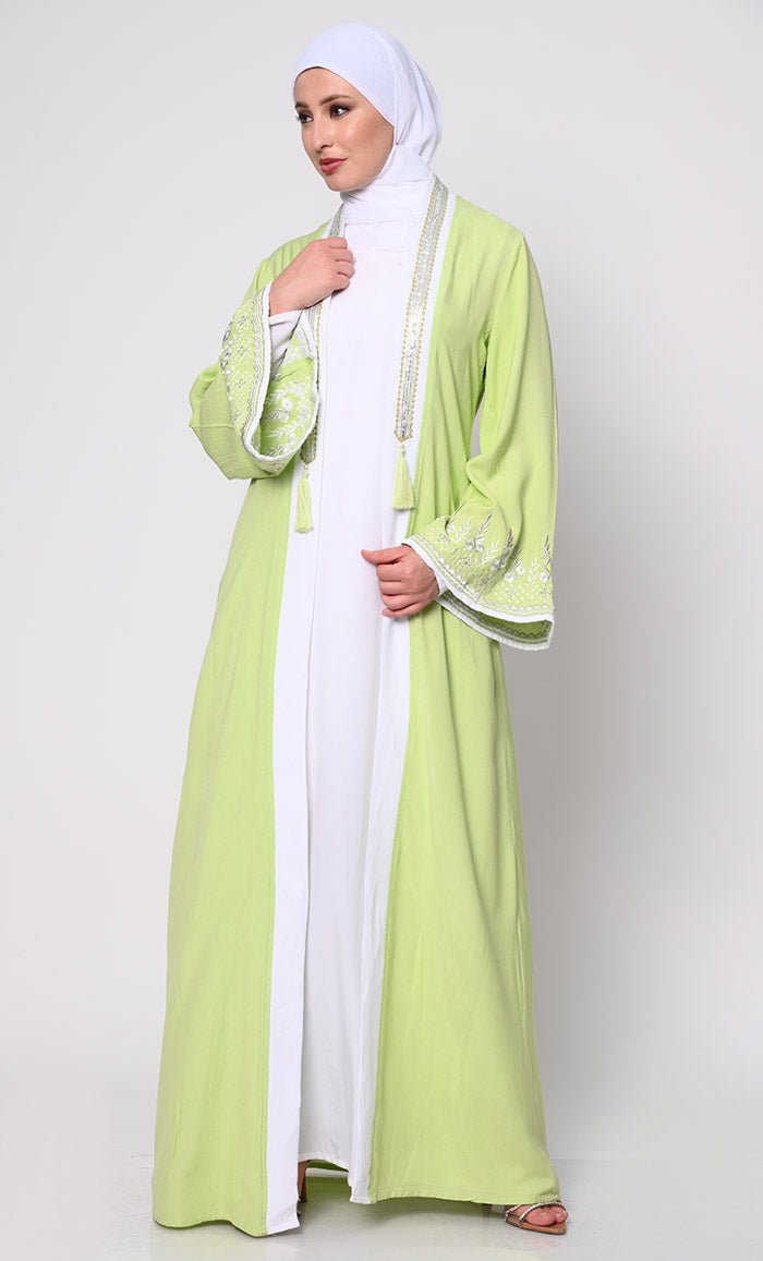 Beautiful women's 2pc Embroidered Shrug And Inner Set - EastEssence.com