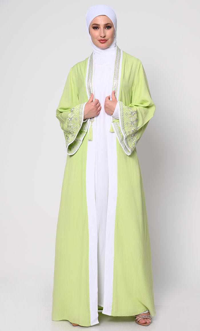 Beautiful women's 2pc Embroidered Shrug And Inner Set - EastEssence.com