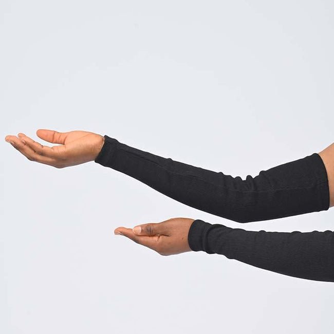 Black Knitted Hand Cover Sleeves - EastEssence.com