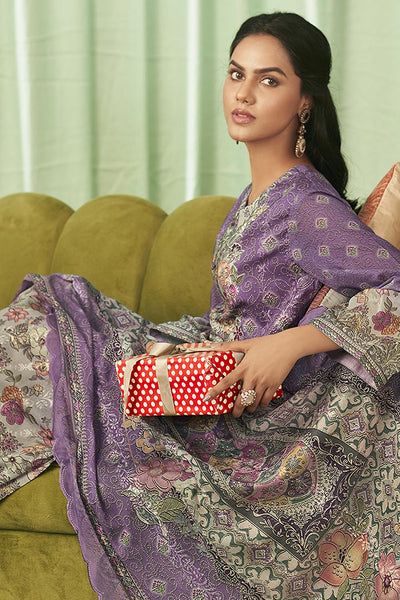 Boho Chic CottonKameez Pant Dupatta Set - EastEssence.com