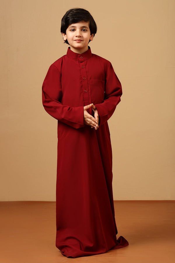 Boys Firdous Fabric Thobe - EastEssence.com