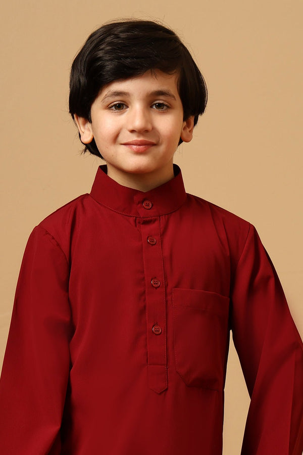 Boys Firdous Fabric Thobe - EastEssence.com