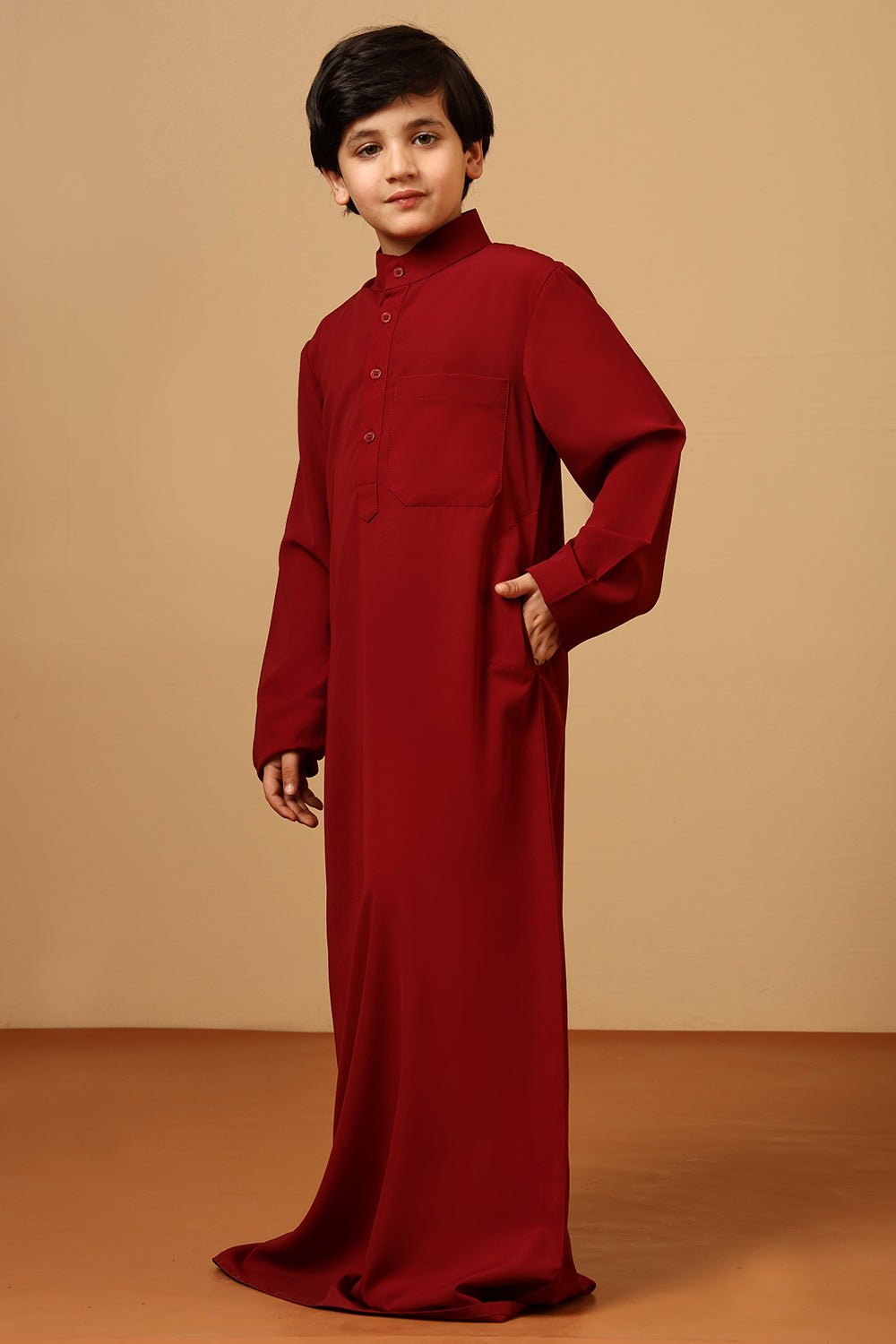 Boys Firdous Fabric Thobe - EastEssence.com