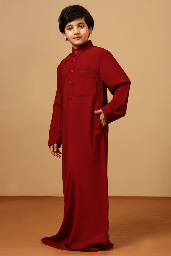 Boys Firdous Fabric Thobe - EastEssence.com
