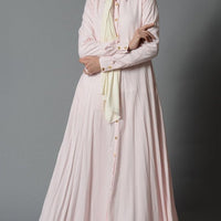 Button Down Shirt Style Long Abaya Dress - EastEssence.com