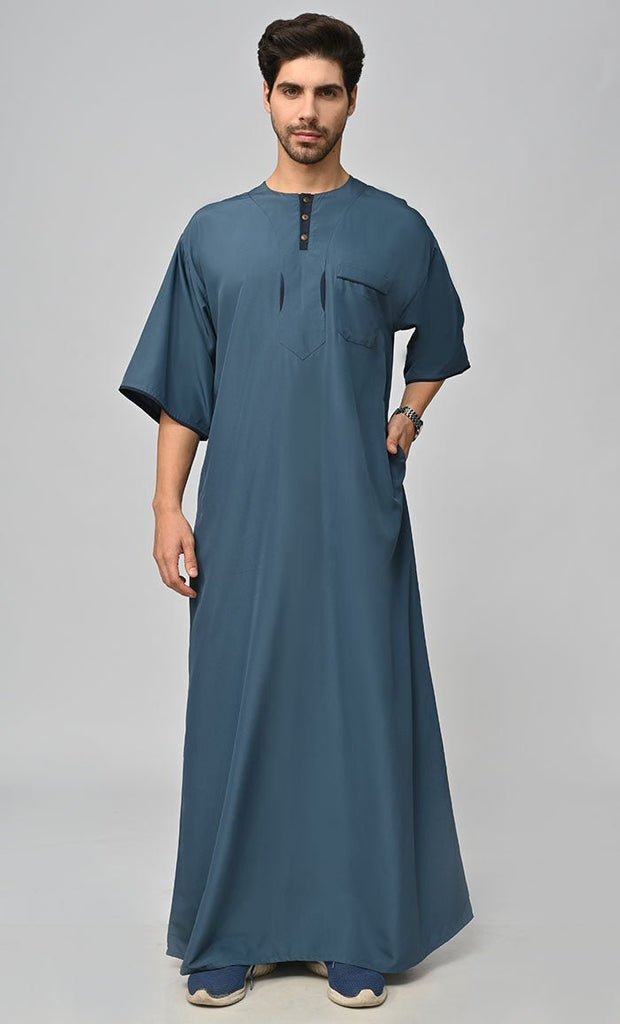 Buy Mens Kashibo Thobe/Jubba With Pockets - Final Sale - EastEssence.com