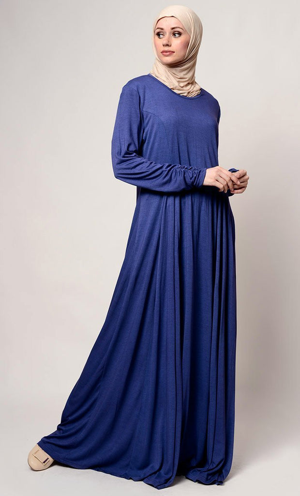 Casual Wear Fully Covered Muslimah Abaya Dress - Final Sale - EastEssence.com