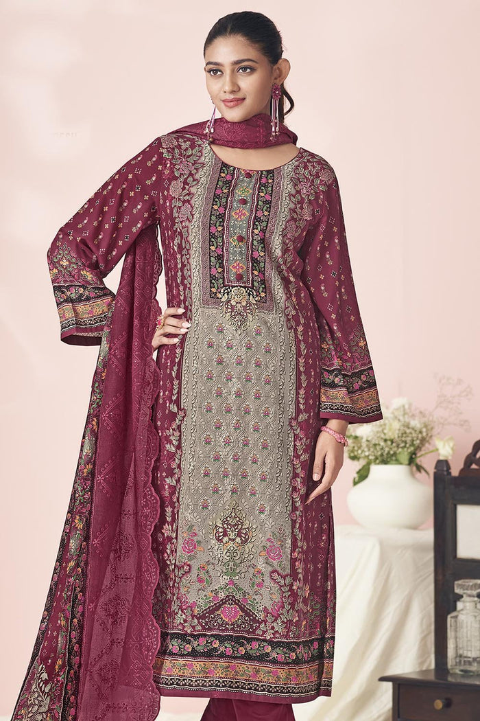 Colorful Printed Cotton Kurta Set - EastEssence.com
