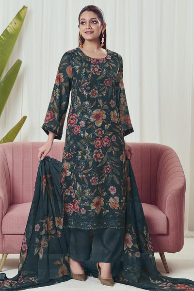 Comfortable georgette Kurta Set with Dupatta Casual Wear - EastEssence.com