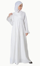 Cotton Hajj Umrah Abaya with lining - EastEssence.com