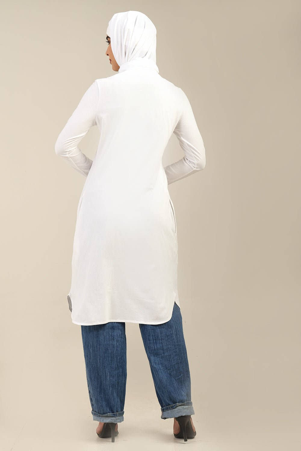 Cotton Jersey Basic Tunic for Everyday & Uniform Wear - EastEssence.com