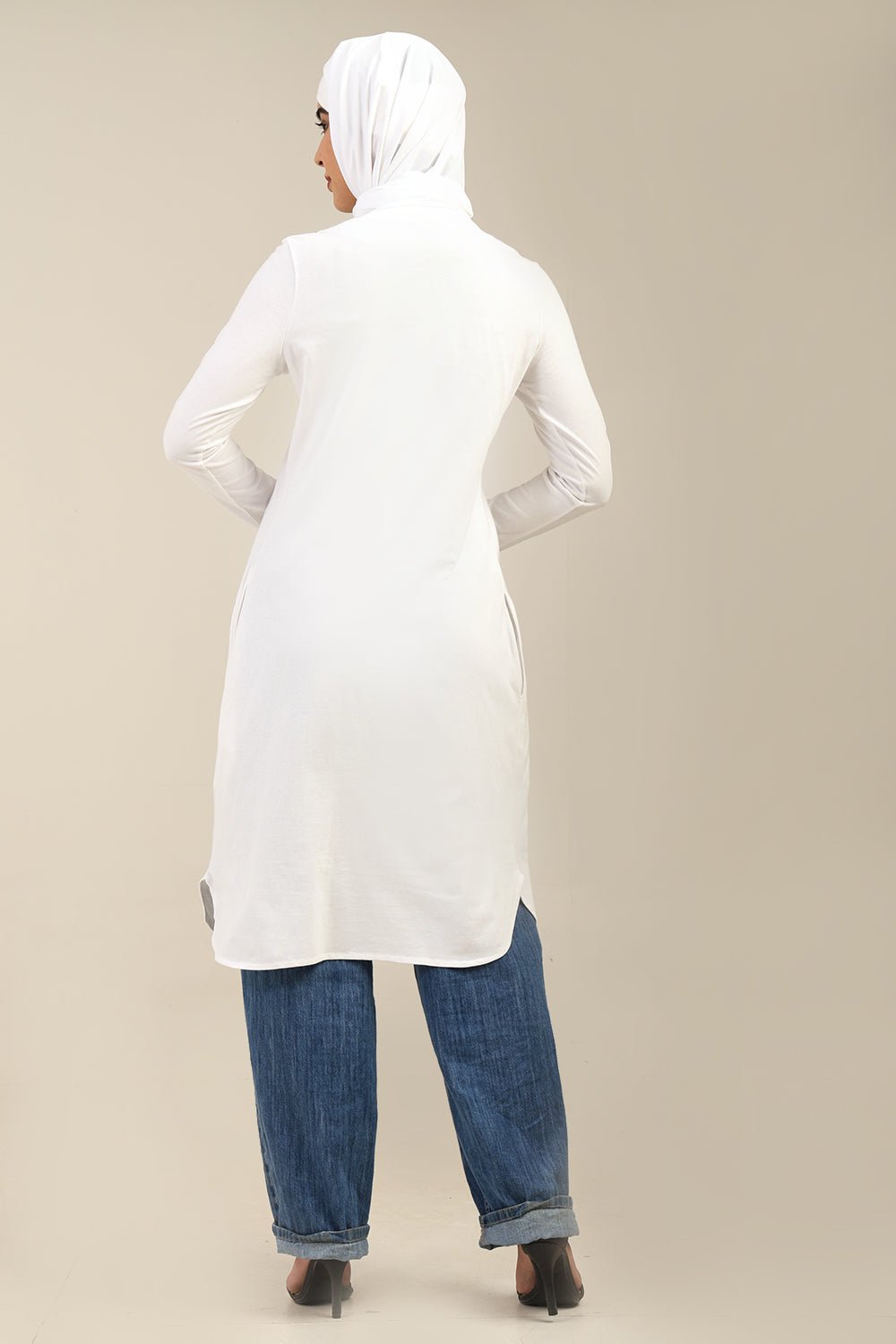 Cotton Jersey Basic Tunic for Everyday & Uniform Wear - EastEssence.com