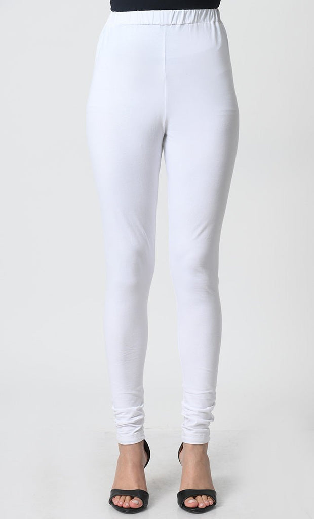 Cotton Jersey Legging Pants – High Comfort, Elastic Waistband - EastEssence.com