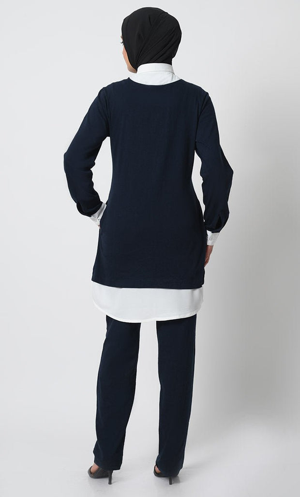 Cotton Jersey Tunic and Pant Uniform Set - EastEssence.com