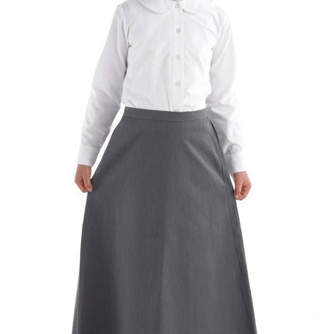 Cotton Twill Uniform Skirt- Kids Size - EastEssence.com