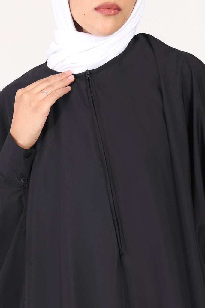 Crepe 2 - Piece Kaftan - Style Prayer Abaya – Contrast Inner Lining - EastEssence.com