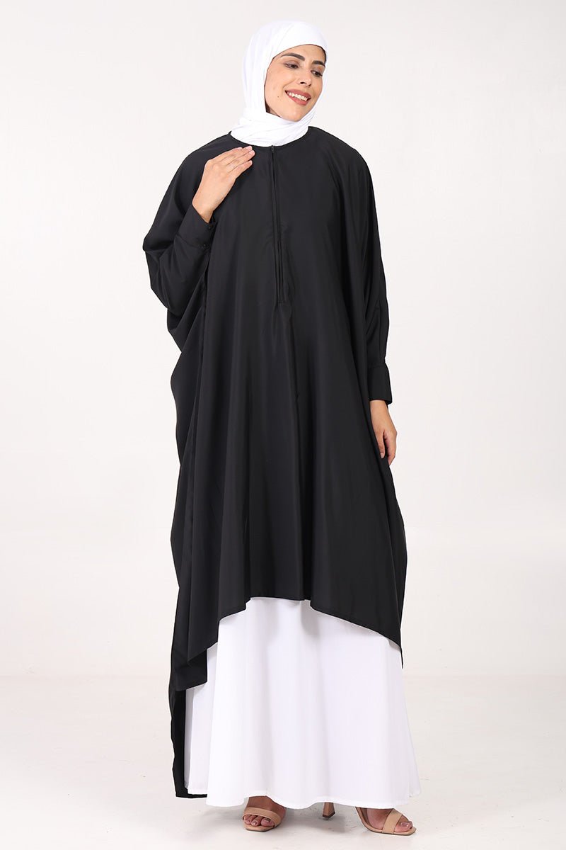Crepe 2 - Piece Kaftan - Style Prayer Abaya ??Contrast Inner Lining - EastEssence.com